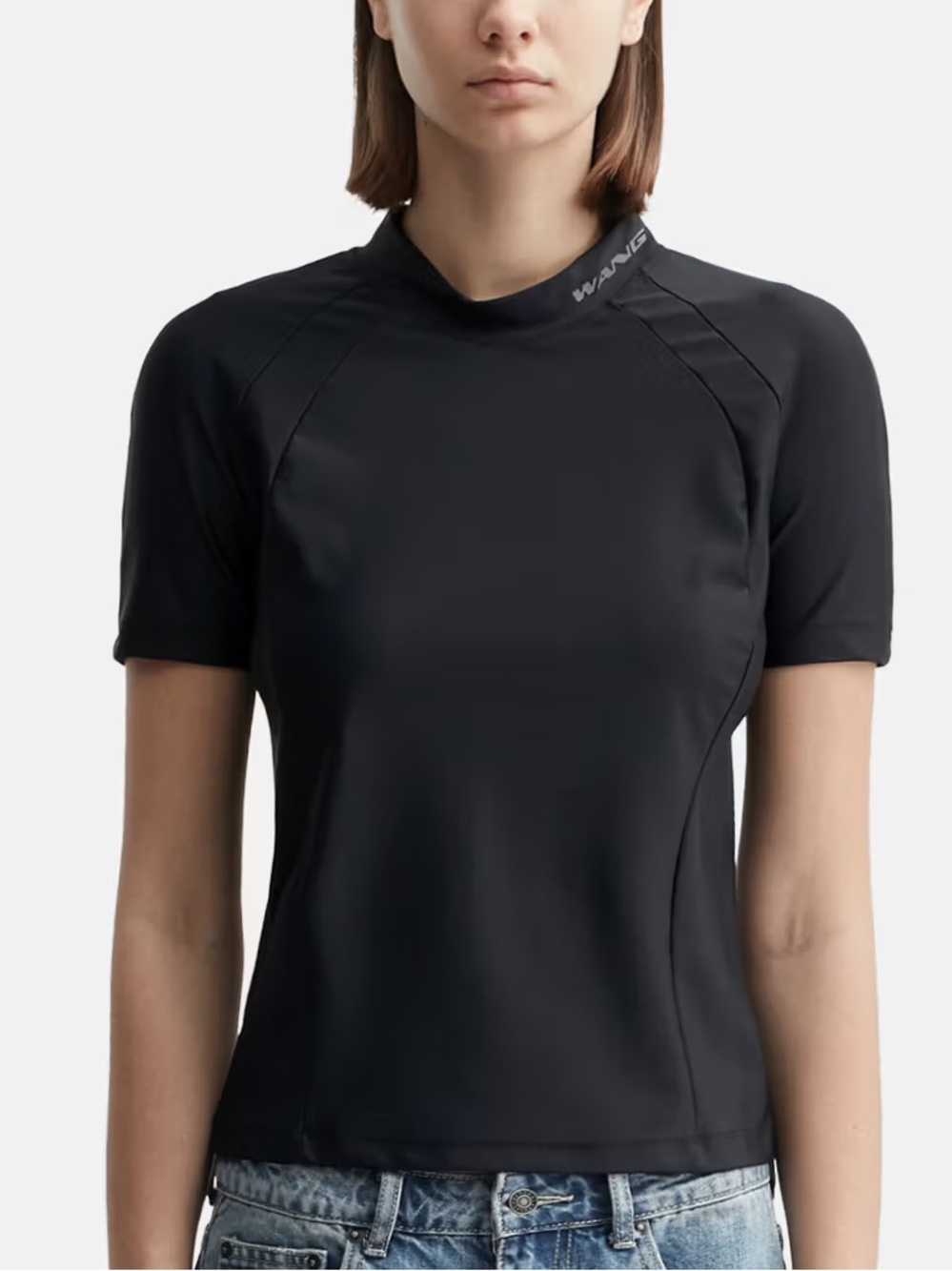 Alexander Wang Logo Detailed Rash Guard